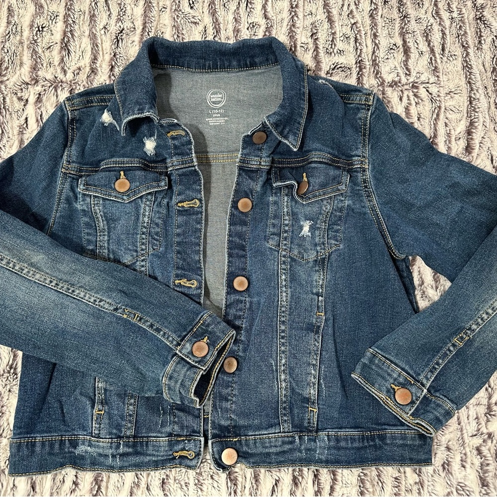 Wonder Nation Dark Blue Jean Jacket